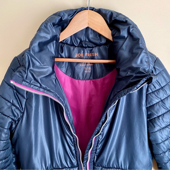 Joe Fresh 10-12Y Girls’ Long Puffer Coat - Picture 3 of 6